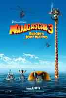 madagascar 3 animated movie poster