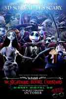 the nightmare before christmas 3 d animated movie poster