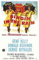 singin in the rain classic movie poster