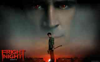 anton yelchin in fright night horror movie poster