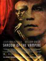 shadow of the vampire horror movie poster