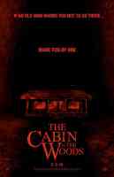 the cabin in the woods make fun teaser horror movie poster